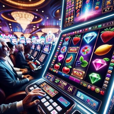 Studio Lightning Dice buah4d dengan tiga dadu dalam wadah transparan dan layar pengganda